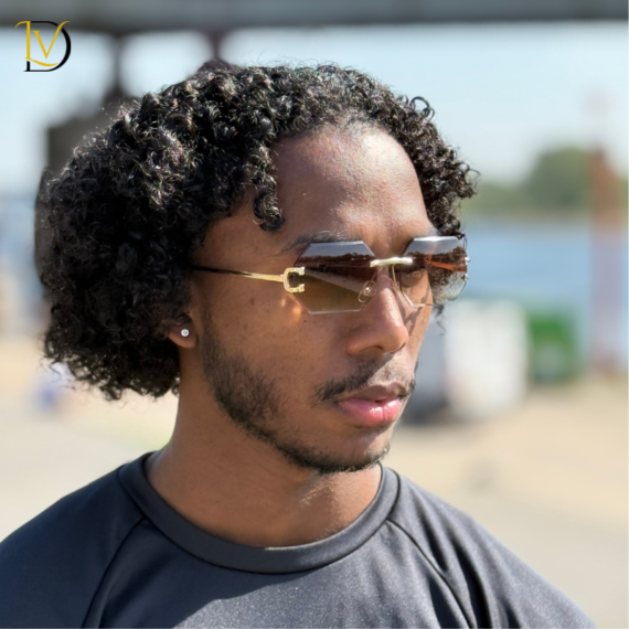Diamond cut - Brown/gold