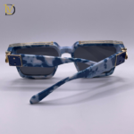 Milliardaire - Blue white marble/gold