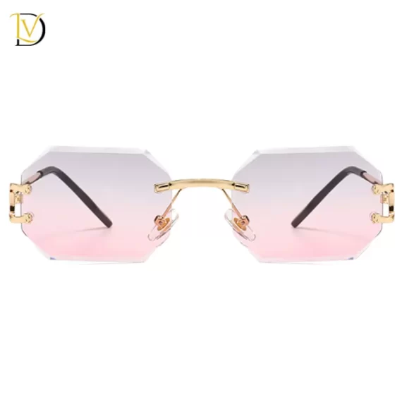 Diamond cut - Pink/gold