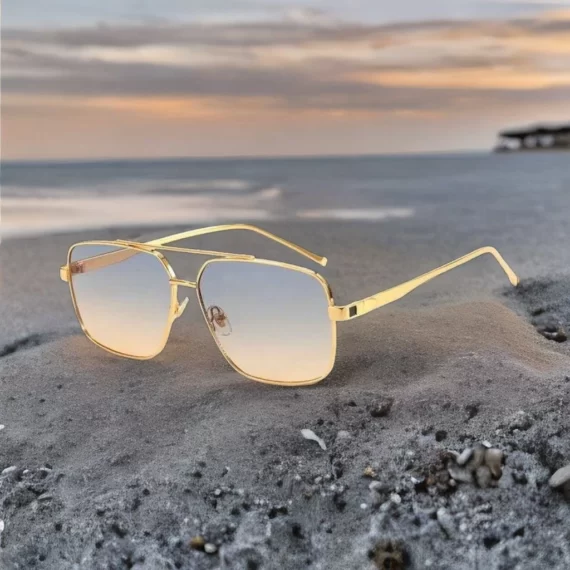 Miami vibe - Grey/gold frame